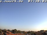 Der Himmel über Mannheim um 7:30 Uhr