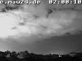 Der Himmel über Mannheim um 2:00 Uhr
